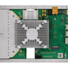 Top view of KRC-4700 evaluation carrier with heat sink on KRM-4 RFSoC.