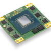 Angled view of the KRIB-A5ExxB32A FPGA SoM by Knowledge Resources